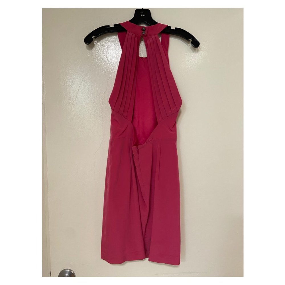 Bcbgeneration Pink Backless High Neck Cocktail Dr… - image 2